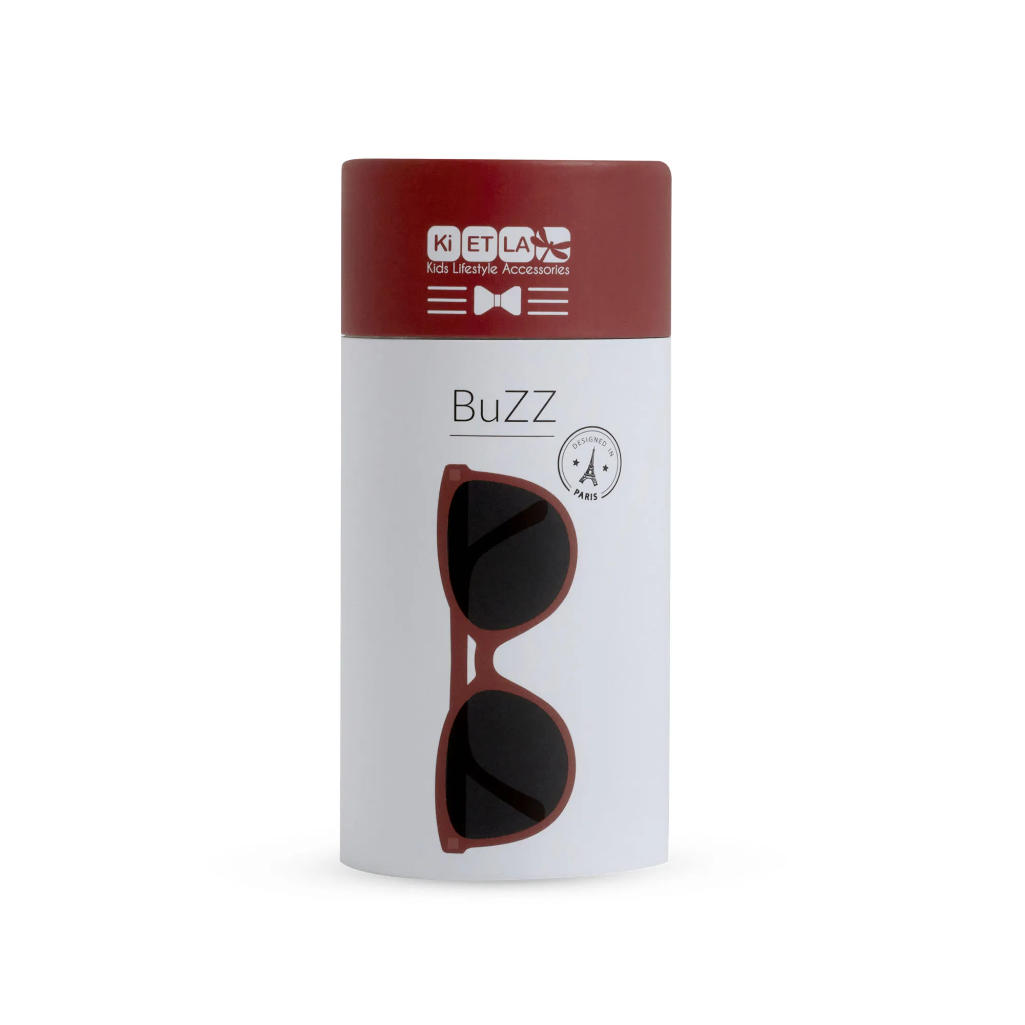 KiETLA CraZyg-Zag slnečné okuliare BUZZ 4-6 rokov - Terracotta 1×1 ks, detské slnečné okuliare