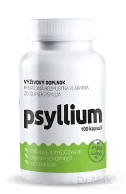 Top Green Psyllium 1×100 cps, výživový doplnok