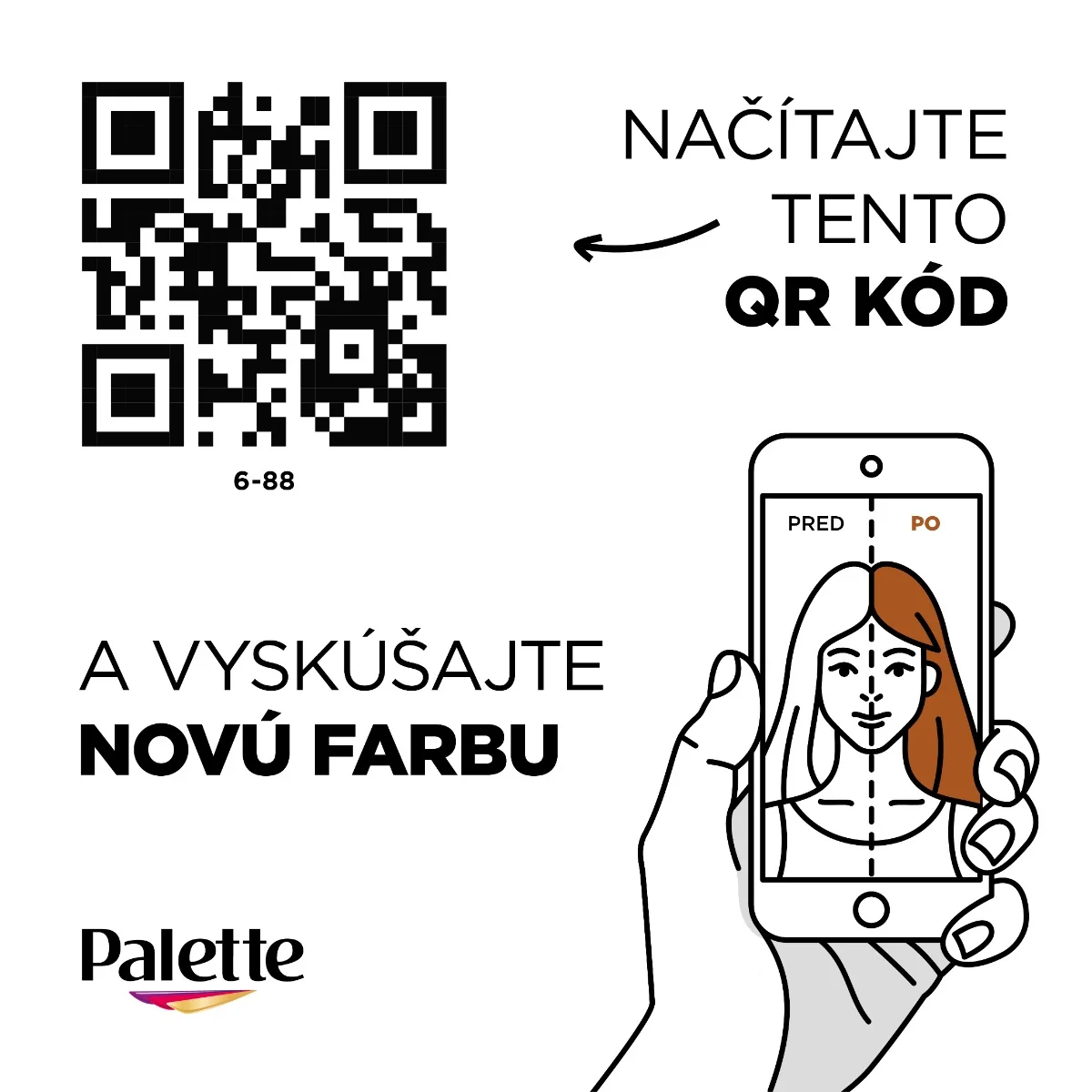 Palette Intensive Color Creme 6-88 Intenzívny červený 1×1 ks, farba na vlasy