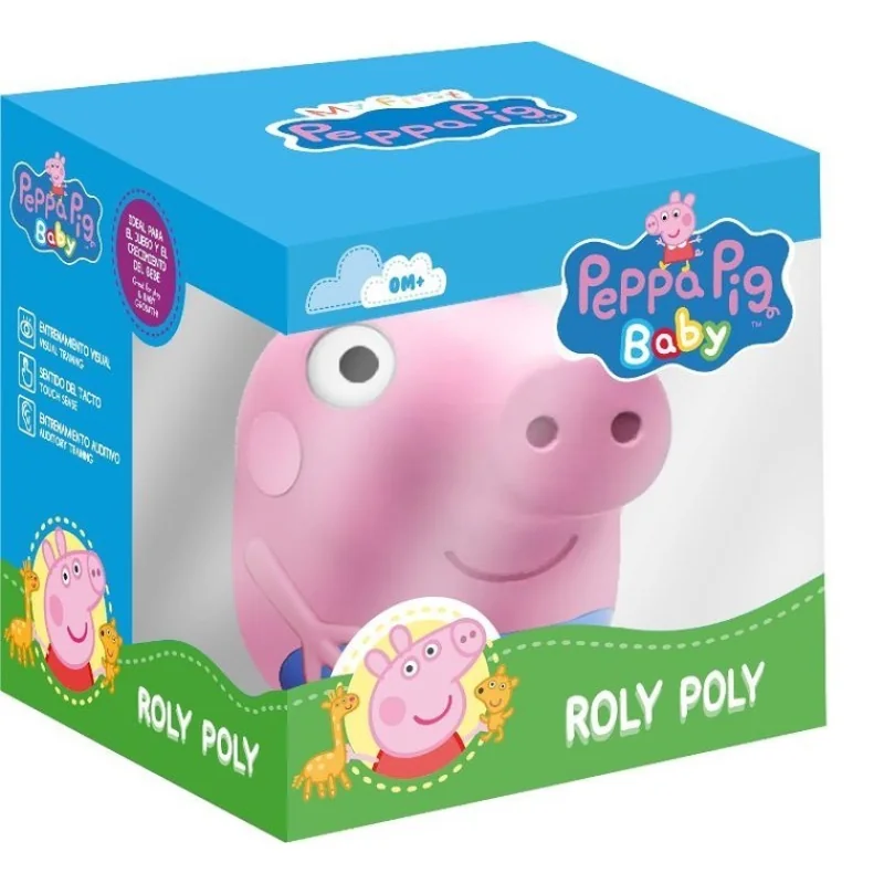 Kids Euroswan Peppa Pig Roly Poly hračka so zvukovými efektmi