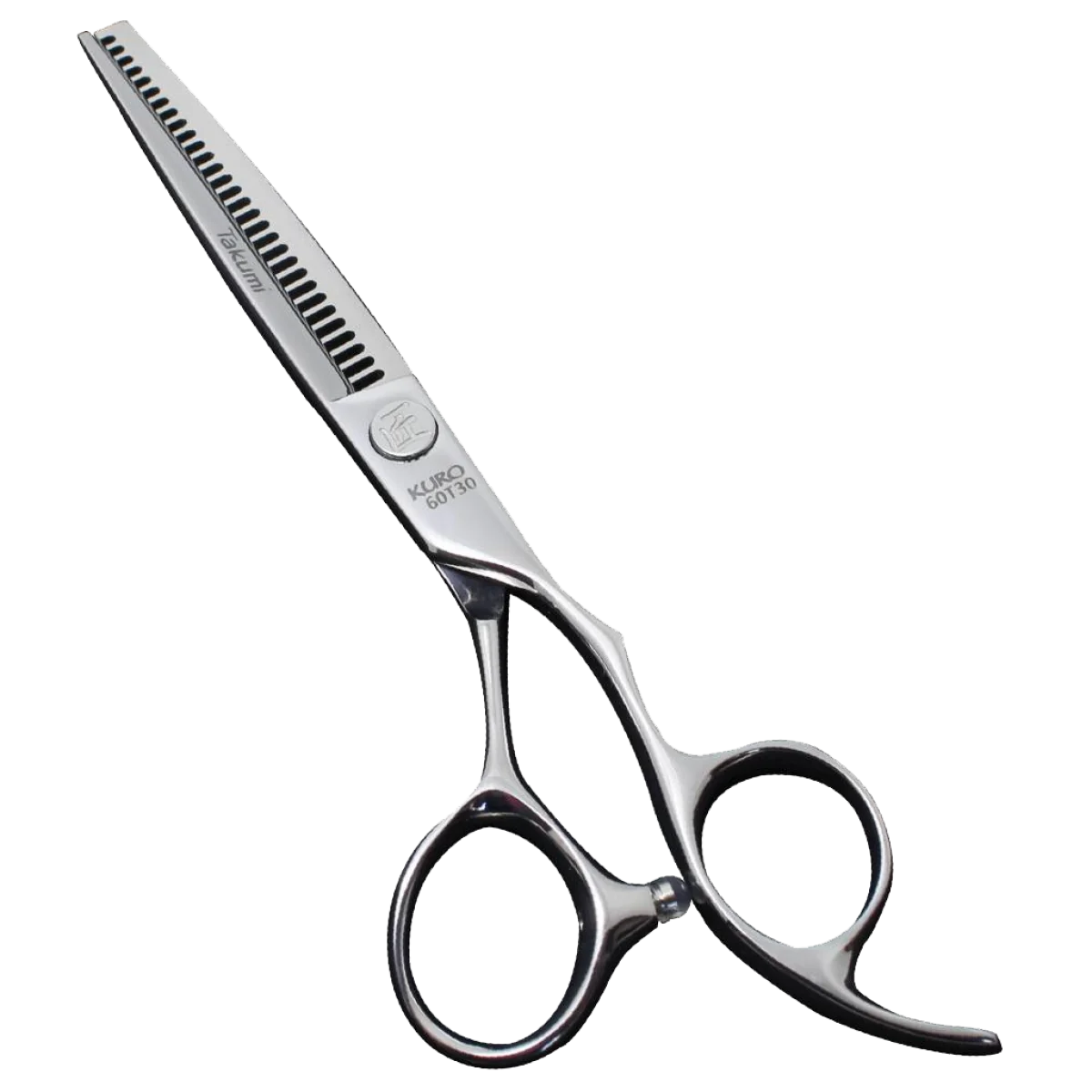 Profesionálne kadernícke Riediace nožnice Takumi Knipschaar 5 star serie KURO 60T30