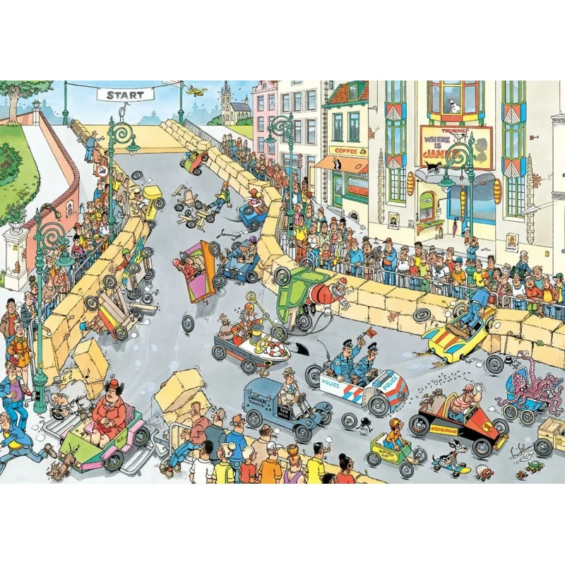 Jumbo Jan van Haasteren The Soapbox Race puzzle 1000 dielikov