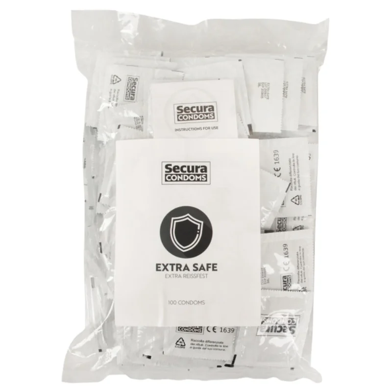 Extra Safe – zosilnené kondómy (100 ks)