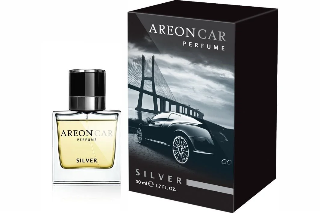 AreonCarParfume Silver NOVY 50ml 1×1 ks, osviežovač vzduchu