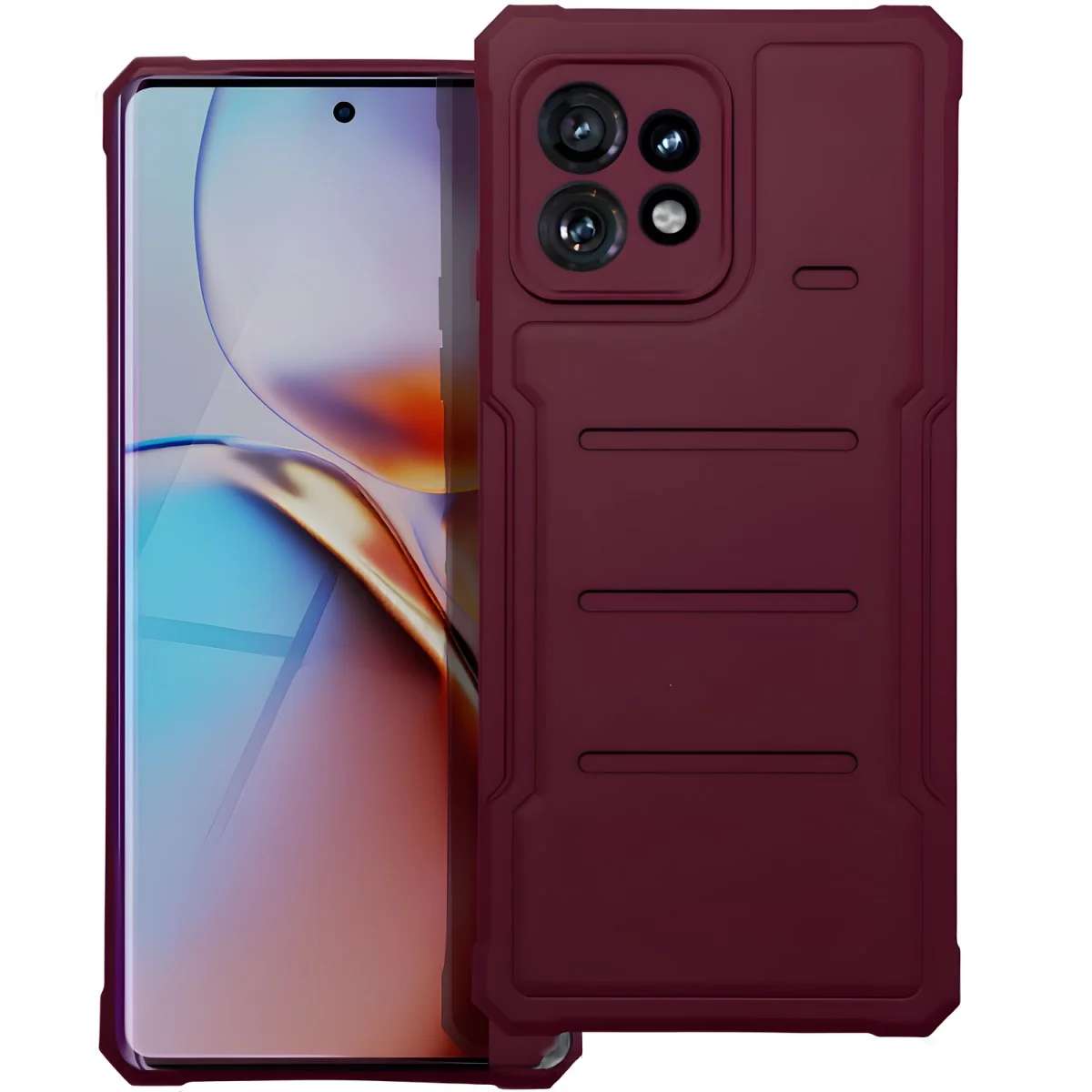Odolné puzdro Heavy Duty pre Motorola Moto G13/Moto G23 - Červená