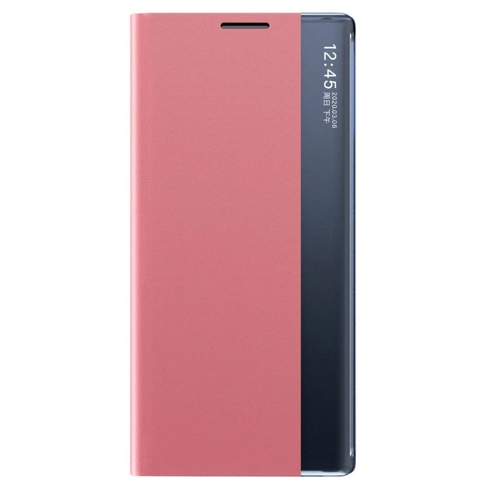 MG Sleep Case Smart Window knižkové púzdro na Xiaomi Redmi K40 / PocoF3 ružové