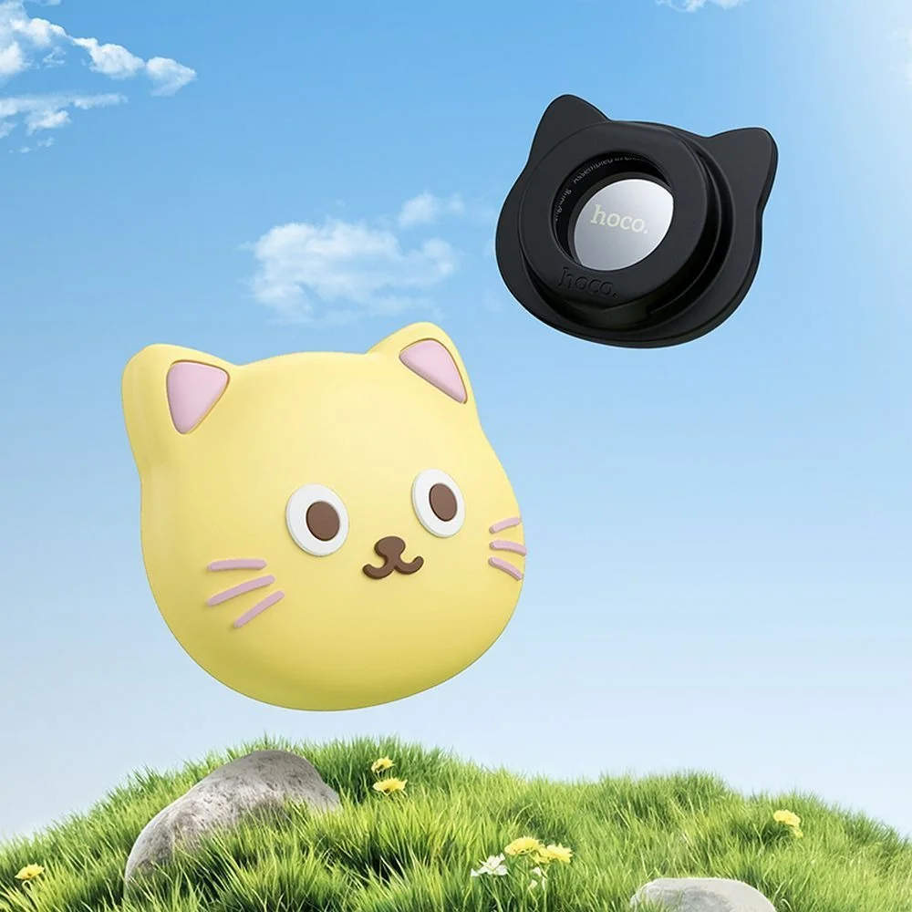 Hoco E91D Cat lokalizátor Apple FindMy, čierny