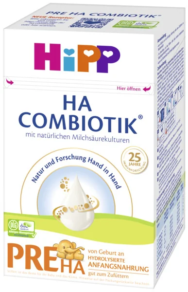 HiPP HA 1 Combiotik® Špeciálna dojčenska výživa 1×600 g, dojčenská výživa (od narodenia)