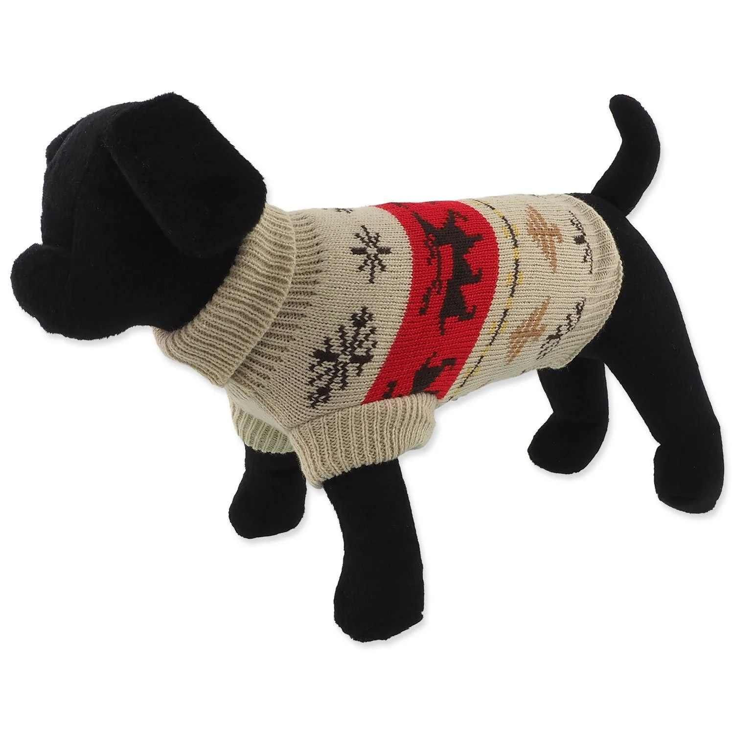 Sveter Winter Tale Vianočný pletený so sobmi, XL 65cm 65cm