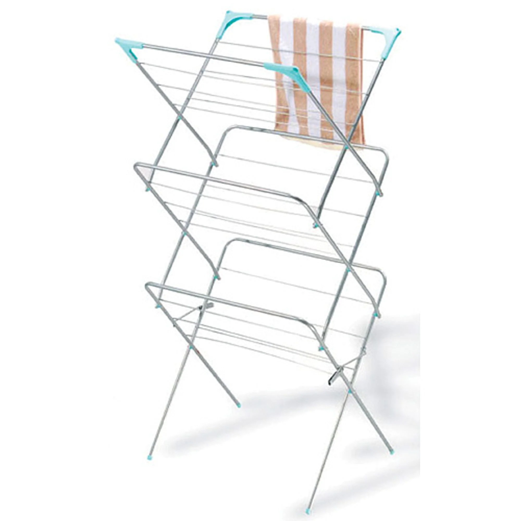 MagicHome sušiak na prádlo CD162, 1 ks Na uteráky a bielizeň, skladací, 63x40x145 cm