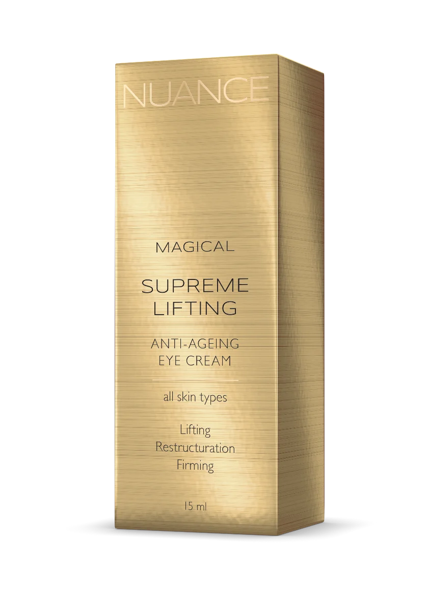 NUANCE SUPREME LIFTING očný krém, 15ml 1x15 ml, očný krém re všetky typy pleti