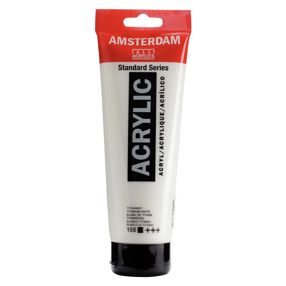 Amsterdam Akrylová farba biela, 104 250ml-Amsterdam