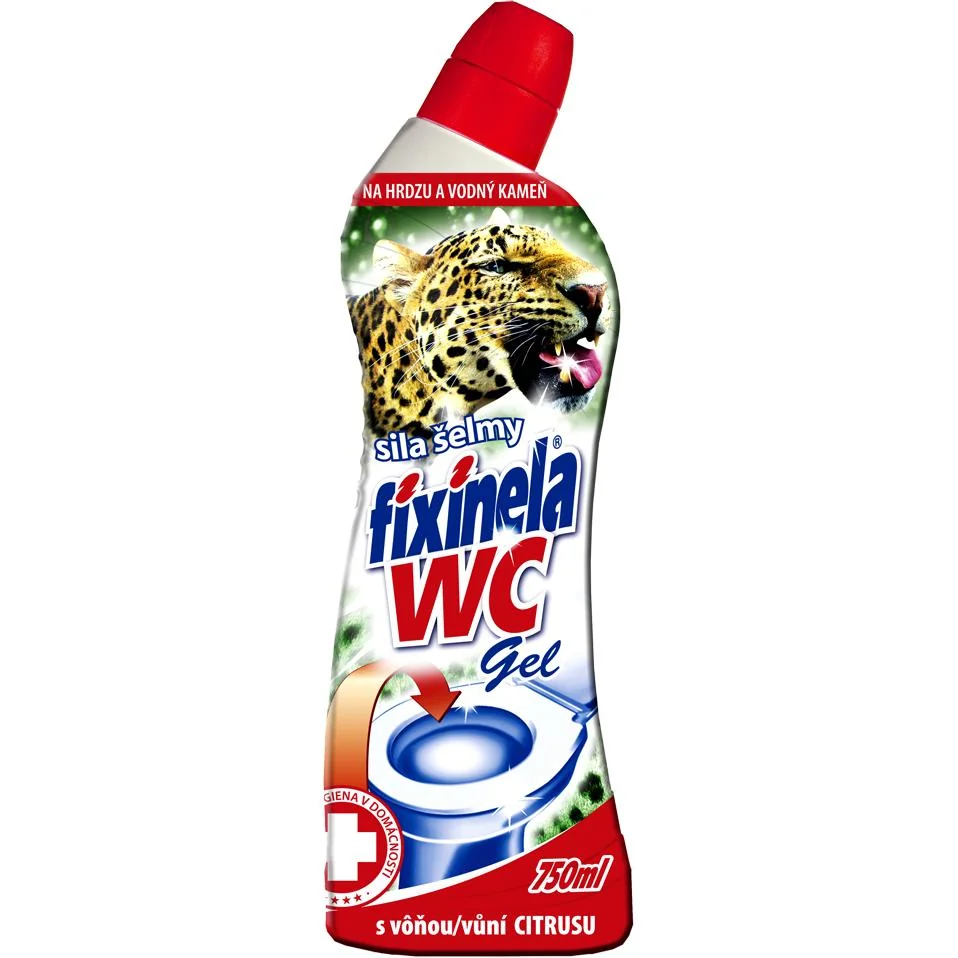 FIXINELA WC čistič 750ml citrón