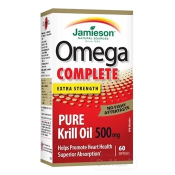 JAMIESON OMEGA COMPLETE PURE KRILL OIL 1×60 cps, výživový doplnok