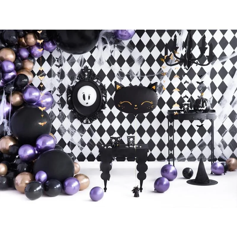 PartyDeco Saténové balóny fialové 30cm 50ks
