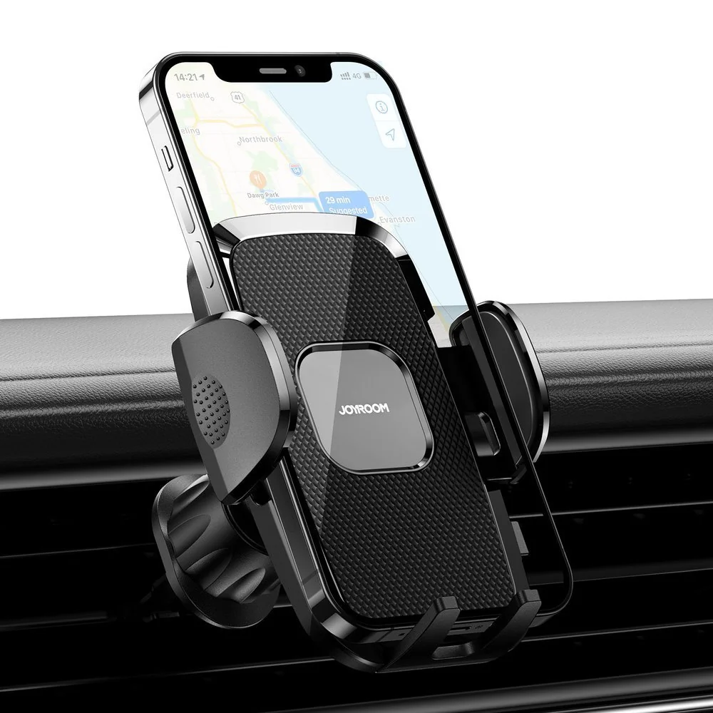 Joyroom Car Vent držiak na mobil do auta, čierny