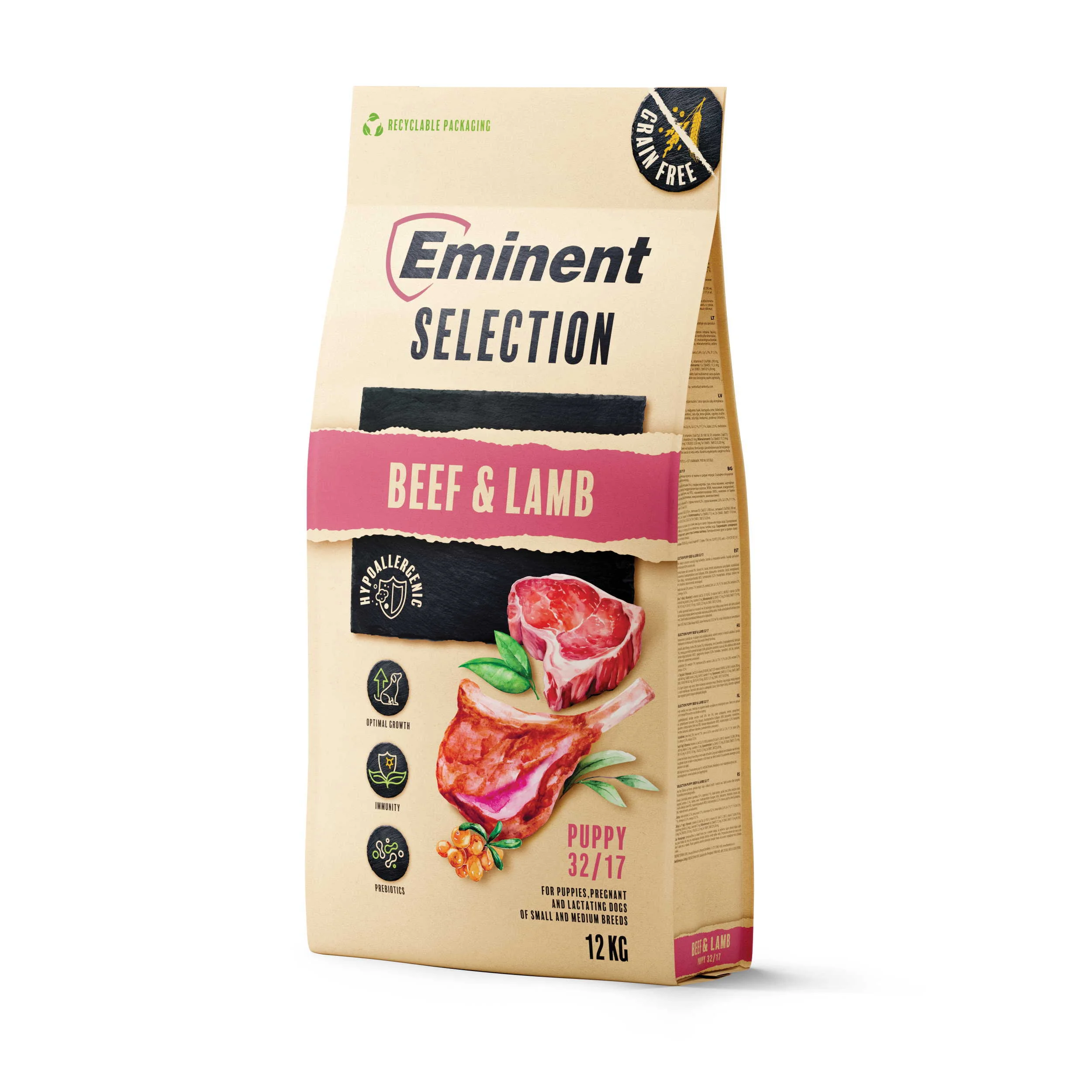 EMINENT SELECTION PUPPY BEEF&LAMB 12KG 12 kg