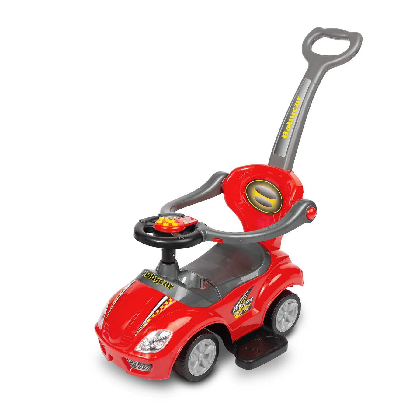Odrážadlo Race Car 2v1 so zvukom - červené