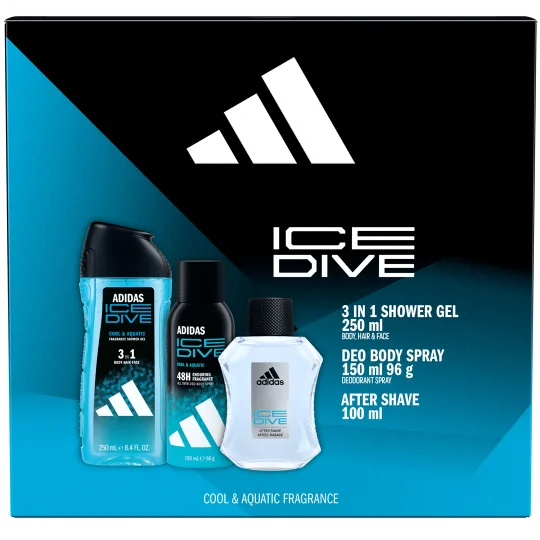ADIDAS ICE DIVE AFS100ml+BS150ml+SG 250ml 1 set