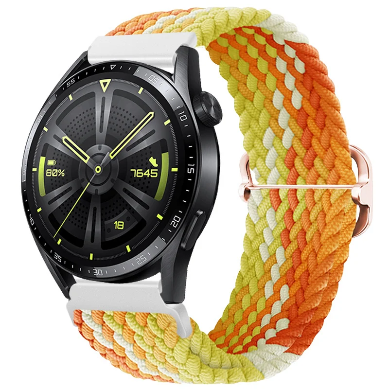 BStrap Elastic Nylon remienok na Samsung Galaxy Watch Active 2 40/44mm fragrant orange