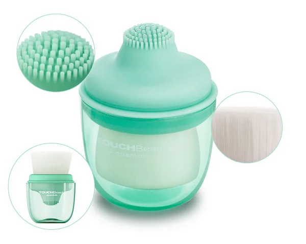 TOUCHBeauty 1762 Silikónová kefka na pleť 1×1 ks, obojstranný kefka