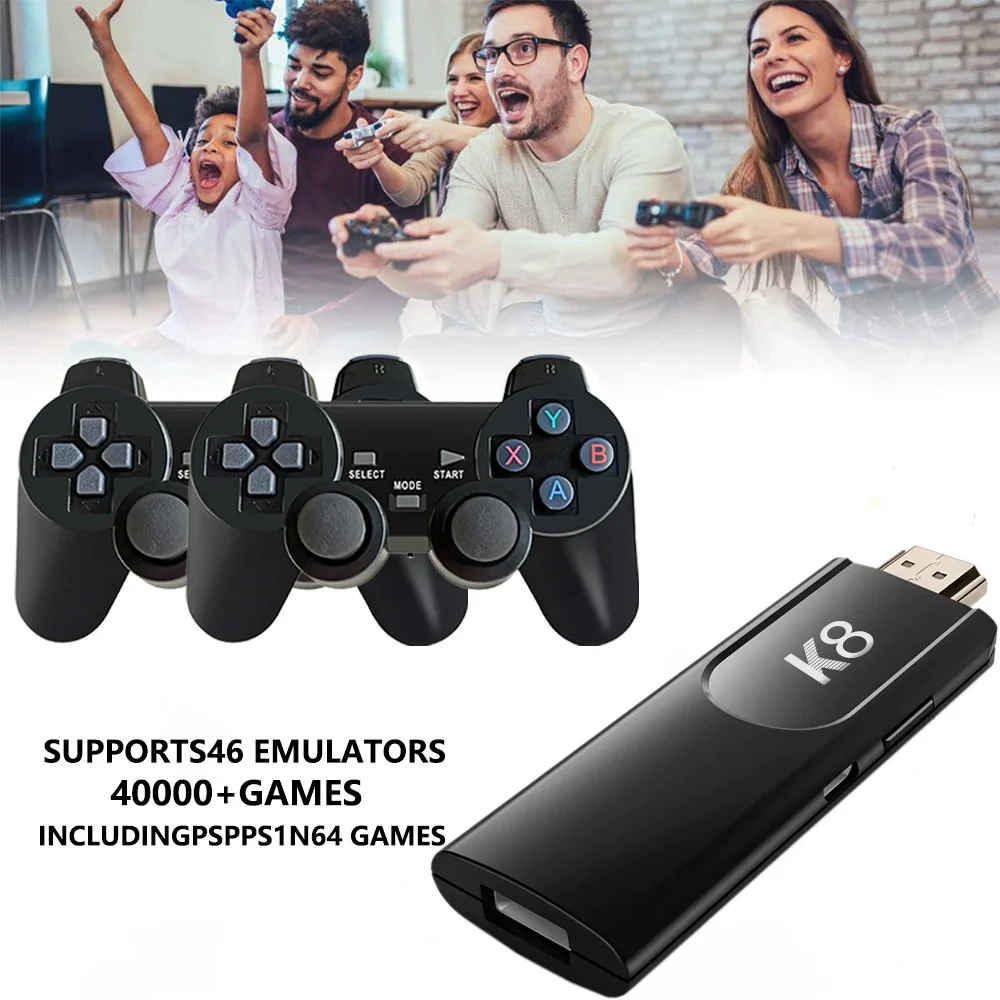 Eveon K8E TV herná konzola HDMI / USB 4K, čierna