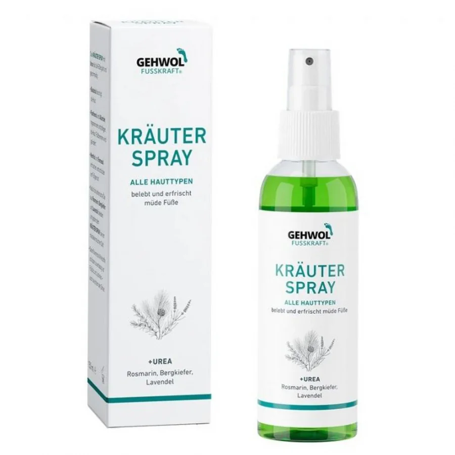 Gehwol Krauter Spray - Bylinný sprej s ureou pre svieže nohy 150ml