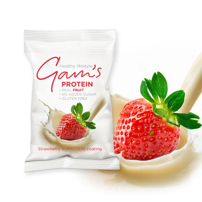 Gam's Proteín Fruit Jahoda 70 g