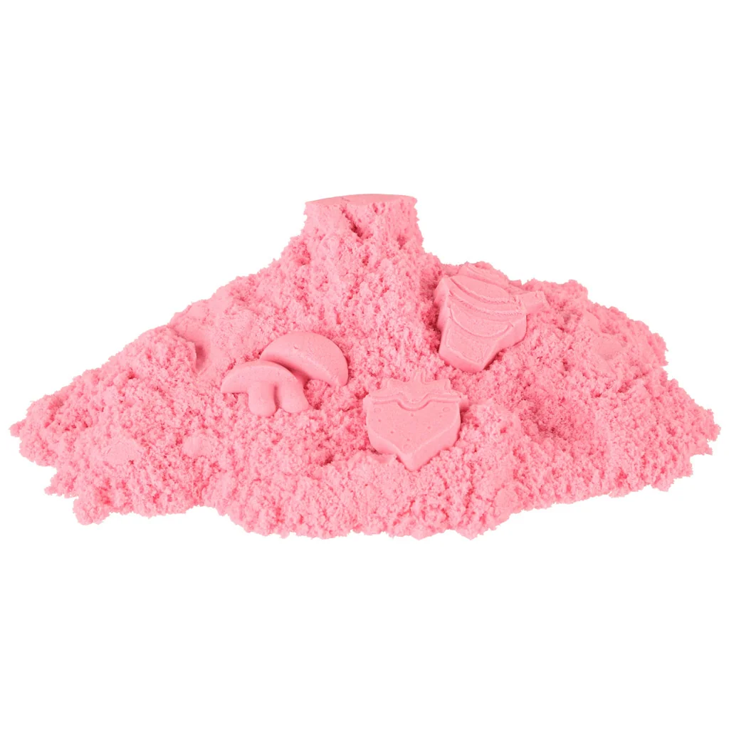 Kinetický piesok 1 kg – ružový, kreatívna hra