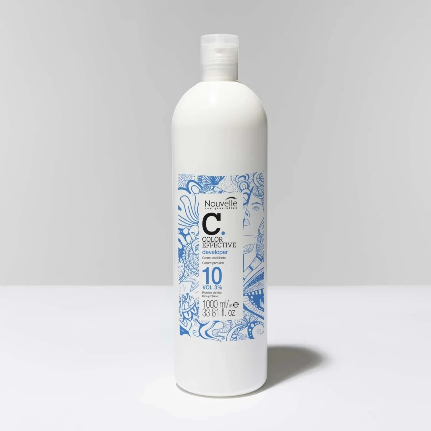 Nouvelle COLOR EFFECTIVE DEVELOPER - Cream peroxide - Peroxid 10 VOL 3% 1000 ml