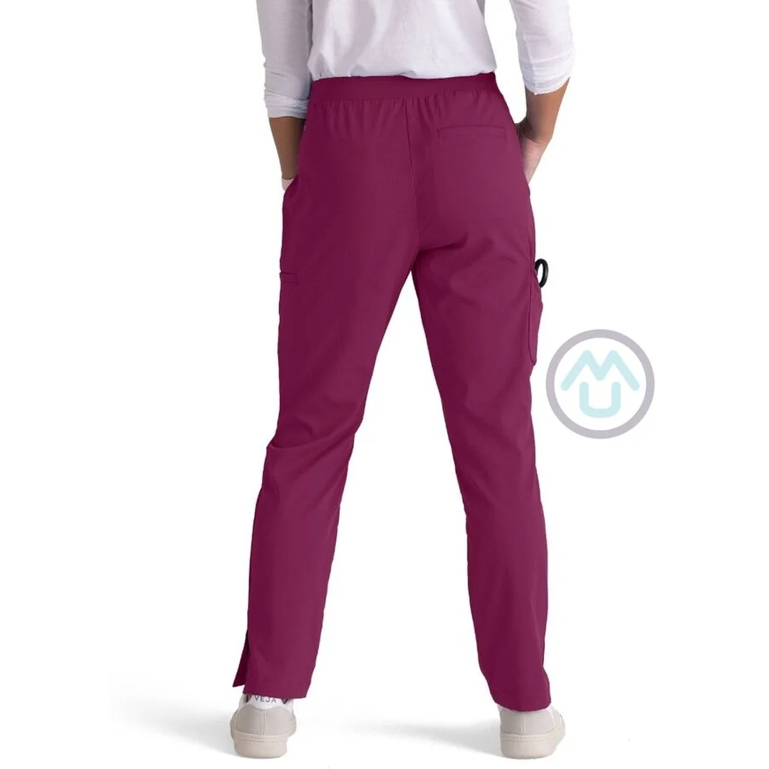 Zdravotnícke nohavice SERENA GREY´S - vínové 2XL