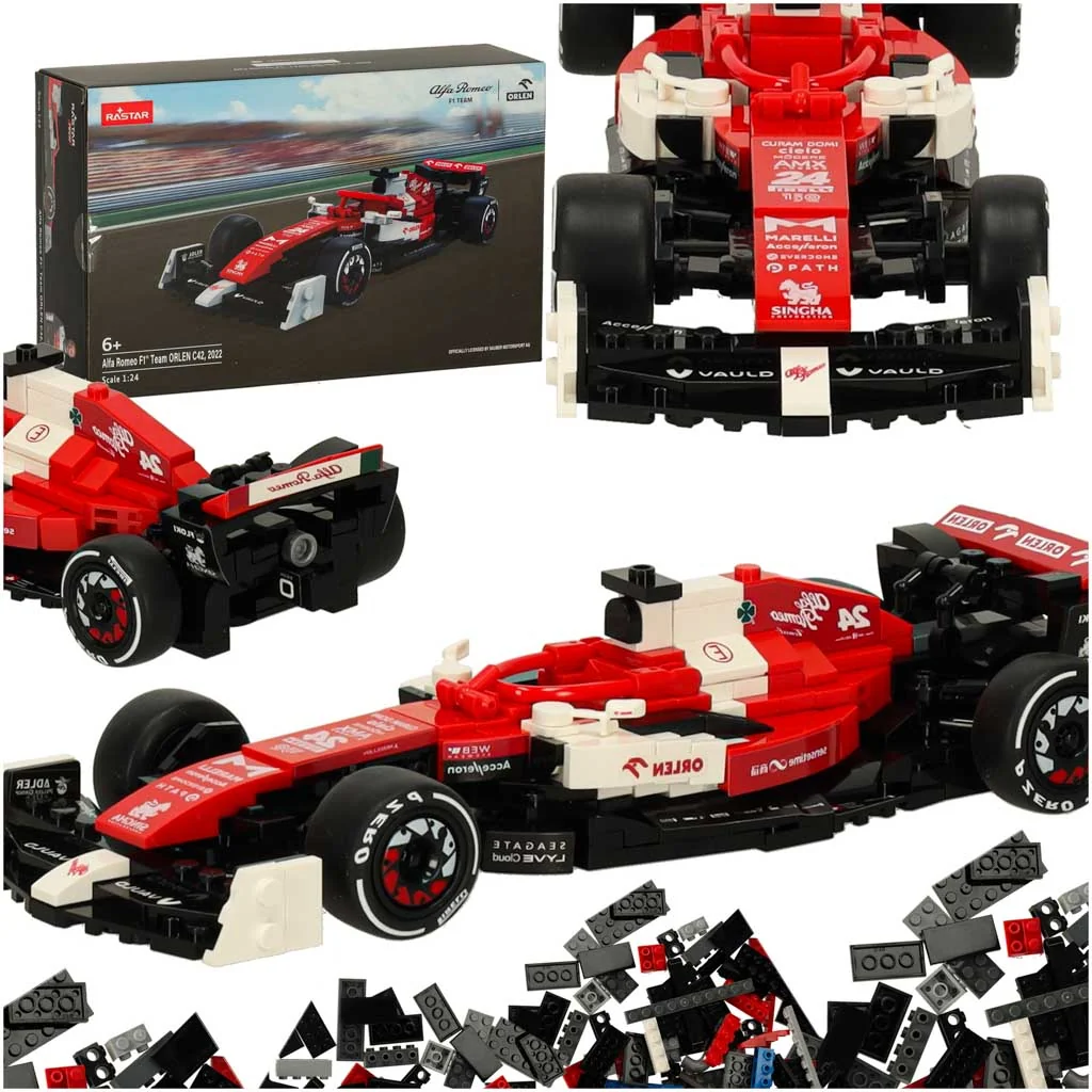 Stavebnica auta Alfa Romeo F1 C42 1:24 – cca 340 dielikov, plastový model