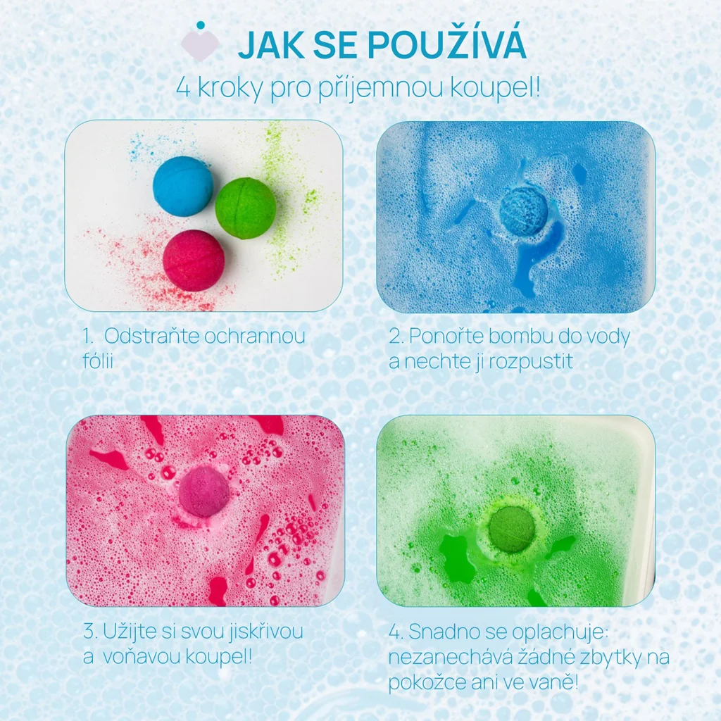 CHICCO Šumivé kúpeľové bomby POP pre deti a teenagerov 1x3 ks