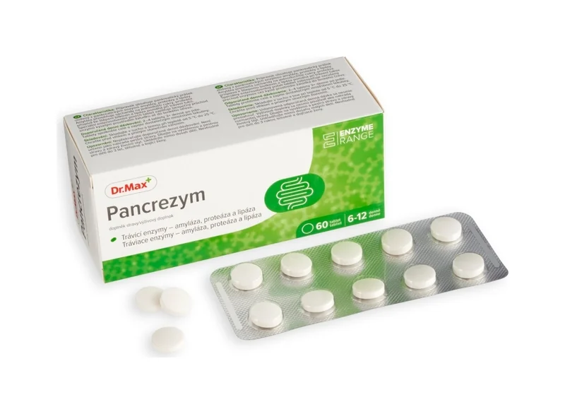 Dr.Max Pancrezym 1×60 tbl, tráviace enzýmy