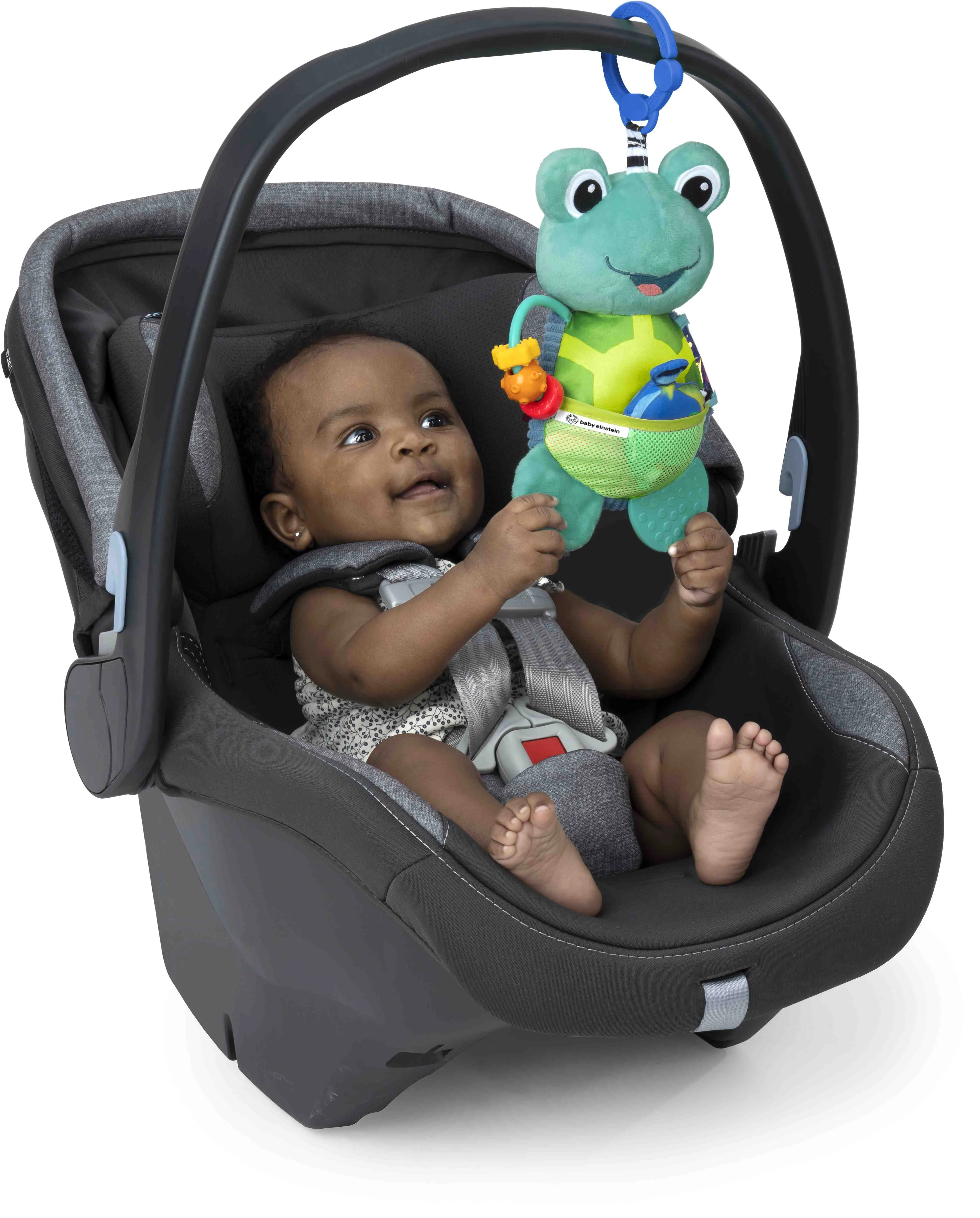 BABY EINSTEIN Hračka aktívna na C krúžku korytnačka Neptune’s Sensory Sidekick™ 0m+ 1×1 ks, hračka pre deti