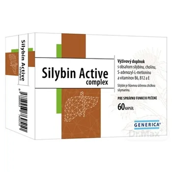 GENERICA Silybin Active complex 1×60 cps, výživový doplnok