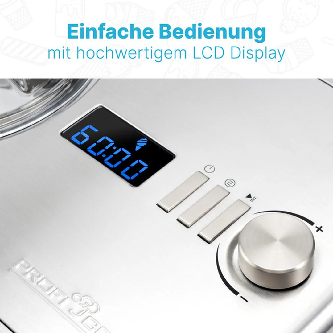 ProfiCook ICM 1091 zmrzlinovač s kompresorom 1,5 l
