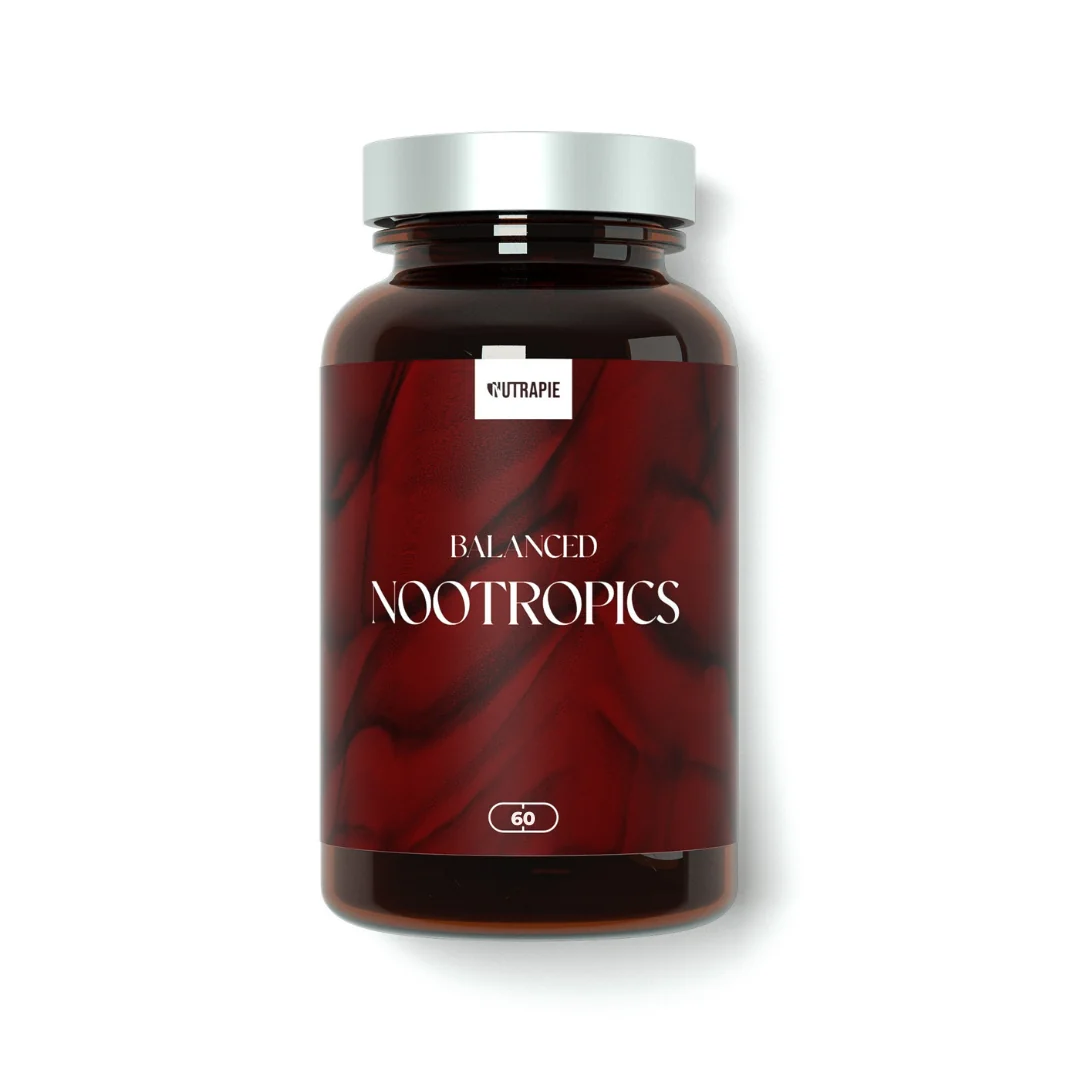 Nutrapie Balanced Nootropics 1×60 kapsúl, výživový doplnok na pamäť a sústredenie