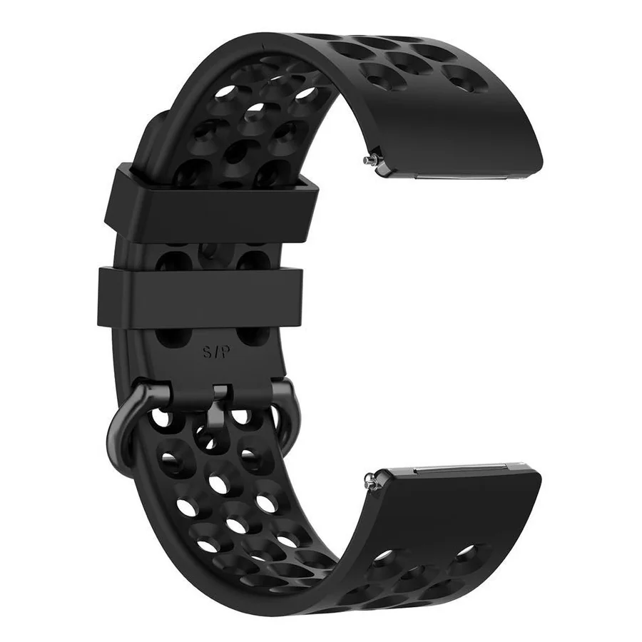 BStrap Silicone (Large) remienok na Fitbit Versa / Versa 2 Pole black