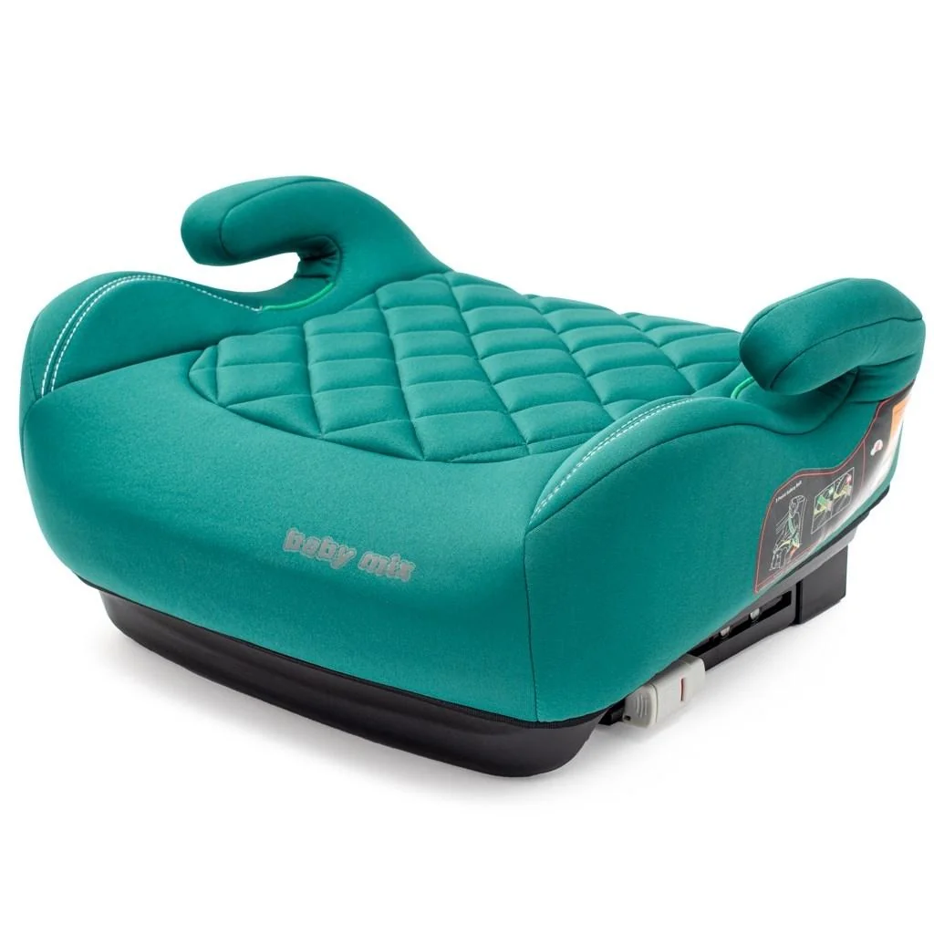 Autosedačka-podsedák BABY MIX HERO Plus ISOFIX I-SIZE emerald ,