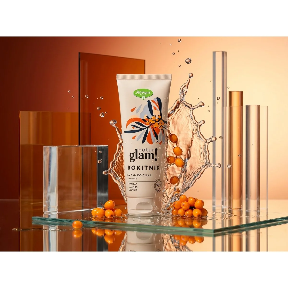 NaturGlam Rakytníkový telový balzam 250 ml