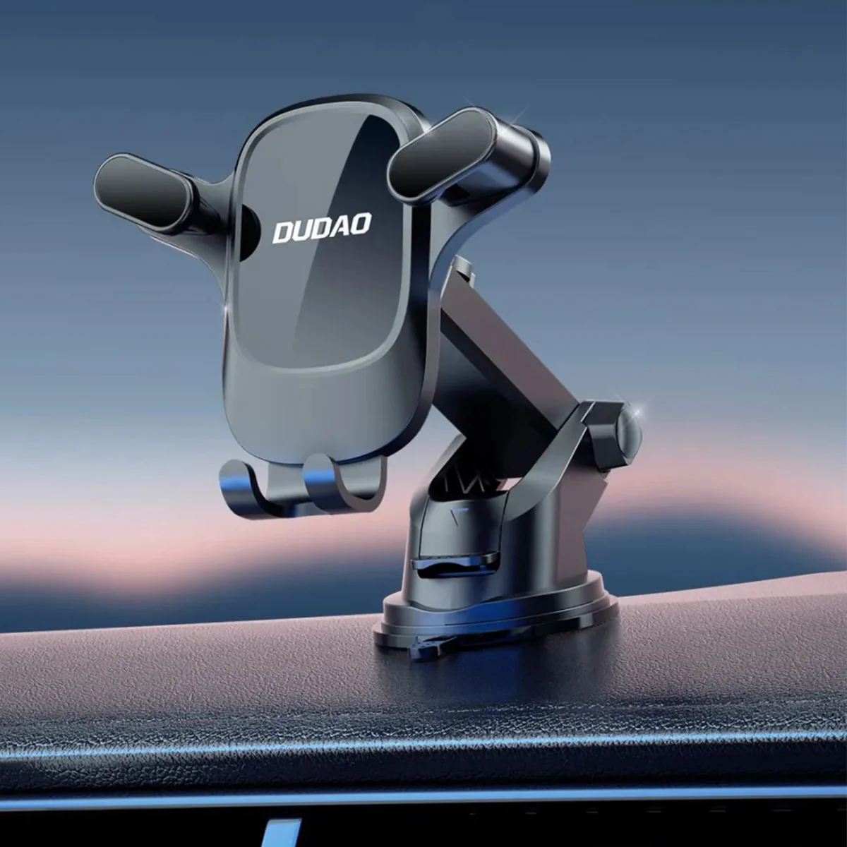 Dudao F5Pro Cockpit držiak na mobil do auta, čierny