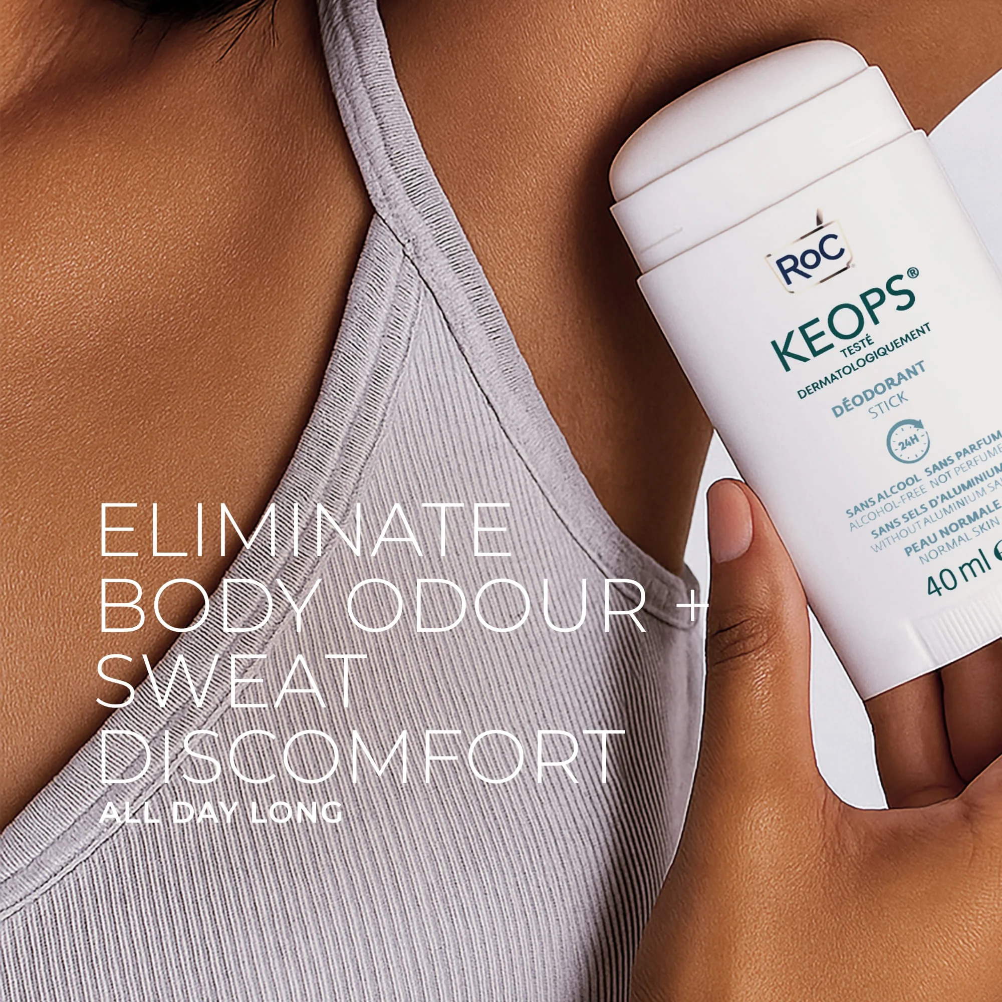 RoC Keops Deodorant v tyčinke, 40 ml 40 ml