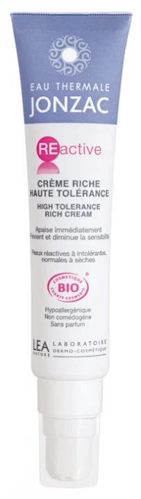 JONZAC Reactive Výživný KRÉM BIO na intolerantnú pleť 1×40 ml, výživný krém