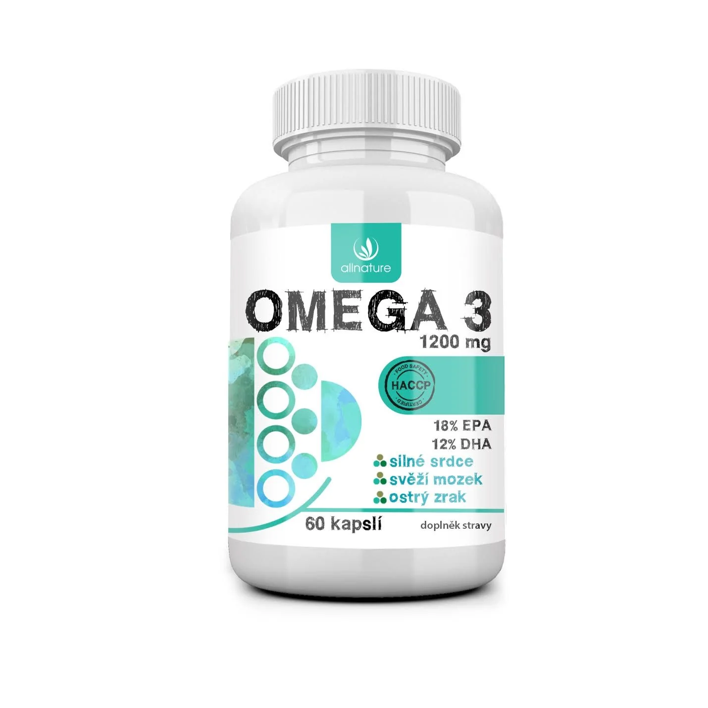 Allnature Omega 3 60cps 1×60 cps, výživový doplnok