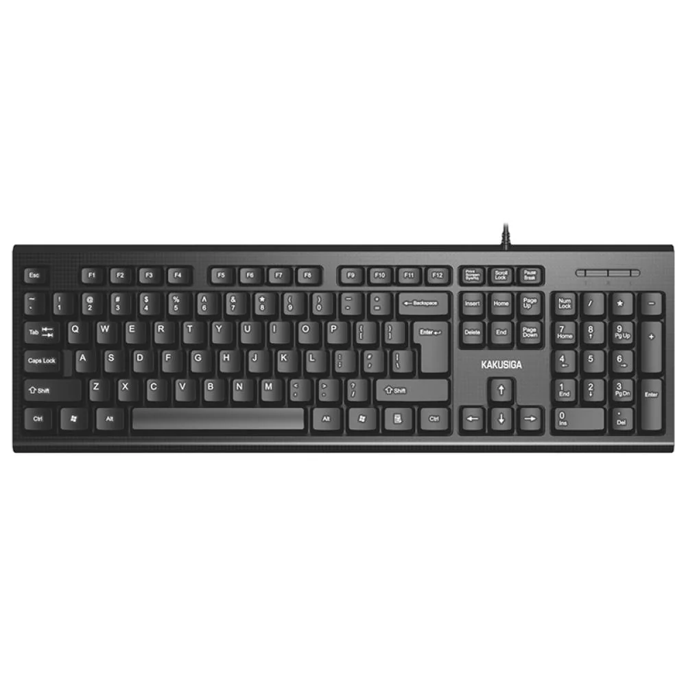 Káblová klávesnica - Čierna USB FullLayout Keyborad
