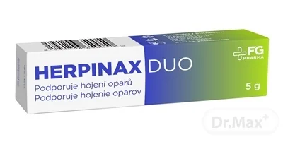 HERPINAX DUO - FG Pharma 1×5 g, krém na podporu hojenia oparov