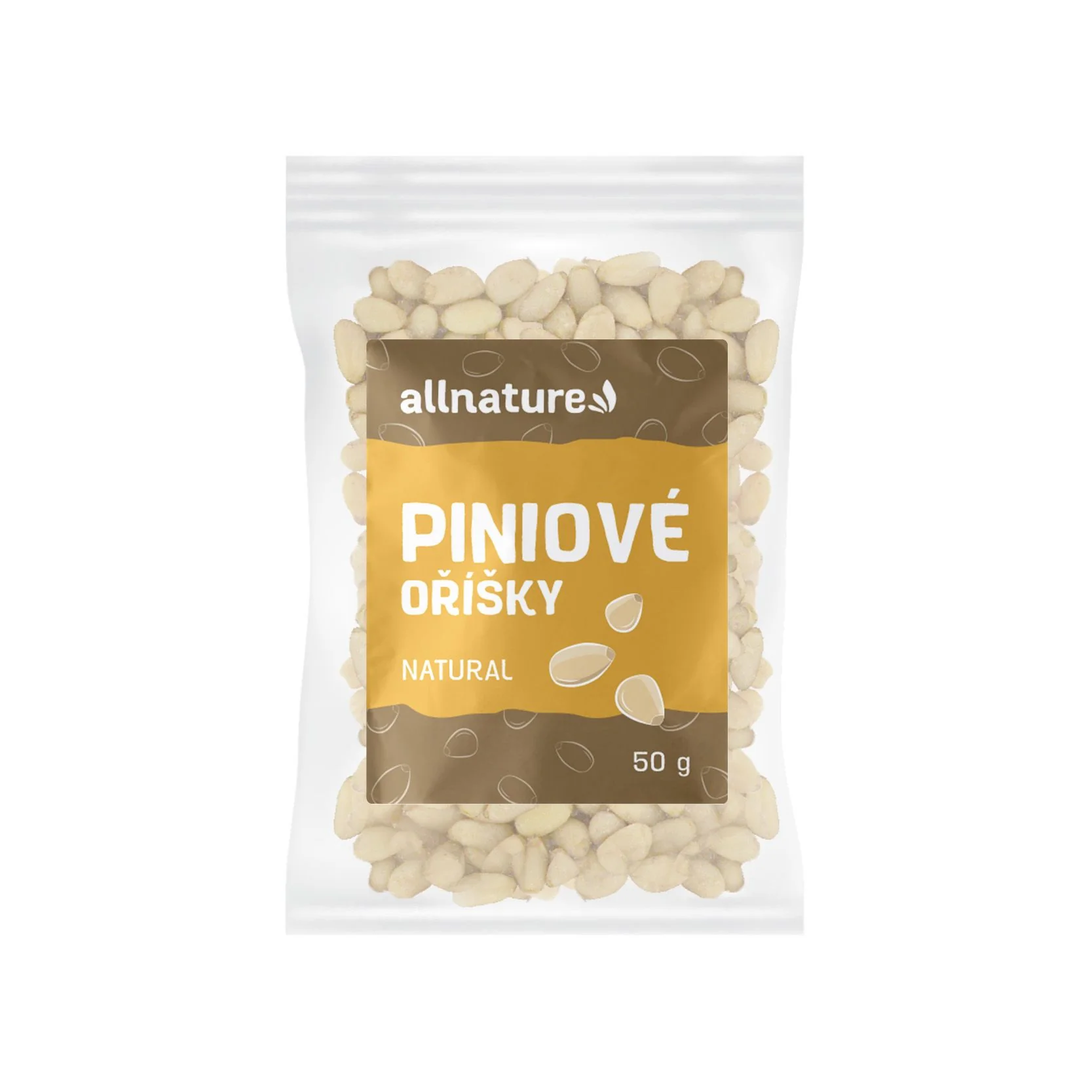 Allnature Píniové Oriešky 50g 1×50 g, píniové oriešky