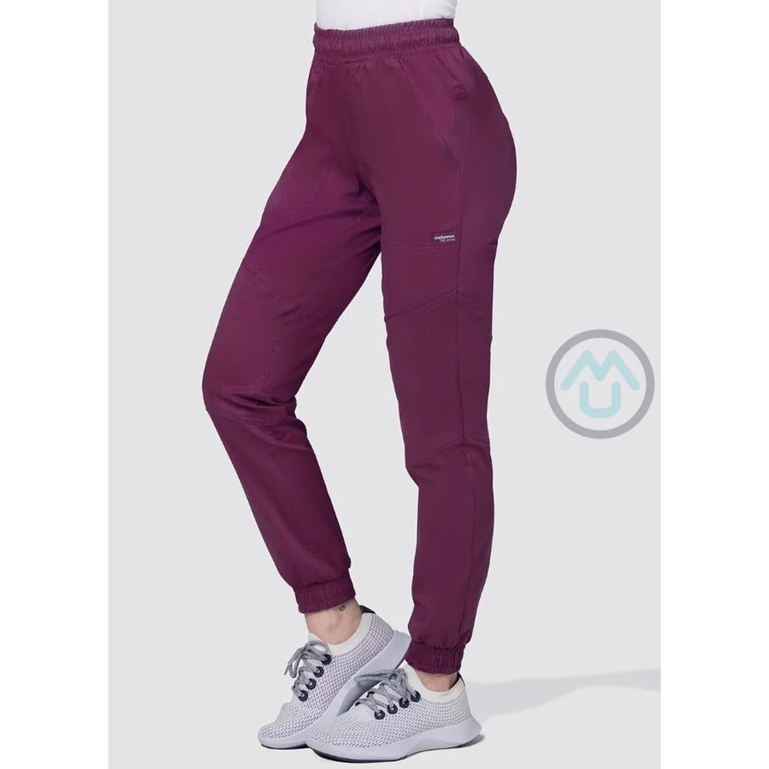 Jogger nohavice FLEX ZONE - vínové 46