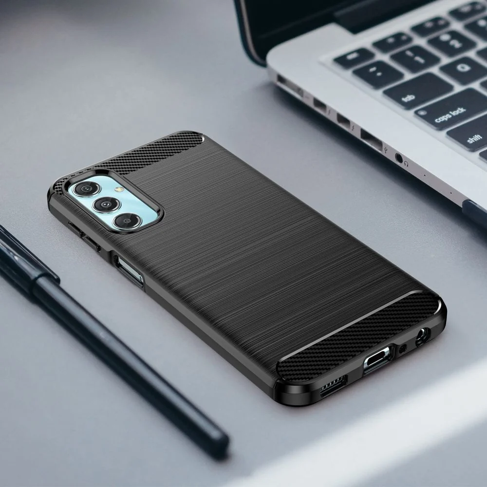 Tech-Protect Carbon kryt na Samsung Galaxy M34 5G, čierny